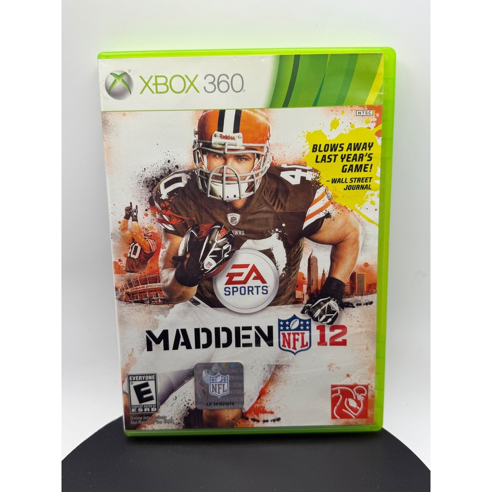 Madden NFL 12 Microsoft Xbox 360 EA Sports Football Game 2011 Peyton Hillis Cove